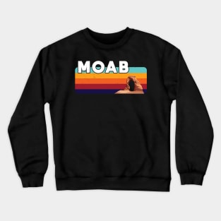 Moab Utah Nature Hiking Mountains Outdoors Vintage Crewneck Sweatshirt